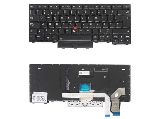 Teclado Español para Lenovo ThinkPad L14 Gen 1 y Gen 2 5N20W67733 con pointer y retroiluminación