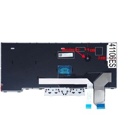 Teclado Espanhol para Lenovo ThinkPad L14 Gen 1 e Gen 2 5N20W67733 com pointer