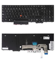 Clavier Espagnol 5N20W68145 pour Lenovo ThinkPad L15 T15p P15v avec pointeur et rétroéclairage