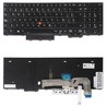 Teclado Espanhol (ES) 5N20W68145 para Lenovo ThinkPad L15 T15p P15v com ponteiro e retroiluminação