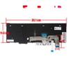 Clavier Espagnol 5N20W68145 pour Lenovo ThinkPad L15 T15p P15v avec pointeur et rétroéclairage