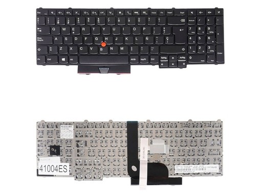 Clavier Espagnol pour Lenovo ThinkPad P50 P51 P70 P71 avec Pointeur 00PA370