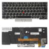 Teclado Espanhol 01YP080 para Lenovo ThinkPad X280 X390 com pointer e retroiluminação
