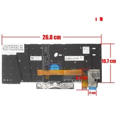 Clavier espagnol 01YP080 pour Lenovo ThinkPad X280 X390 avec pointeur et rétroéclairage