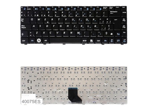 Teclado Espanhol com moldura CNBA5902486 para portátil Samsung R518 R520 R522