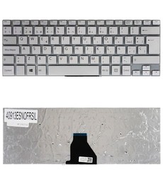 Teclado español 149238071ES para Sony Vaio SVF14A sin marco color plata