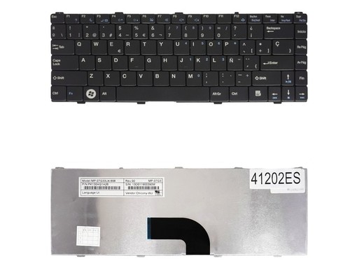 Teclado Espanhol para BenQ Joybook S43 S46 com referência MP-07G33U4-698