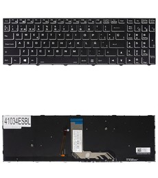 Teclado Español para Clevo 6-80-N15Z0-01D-1 con retroiluminación y marco