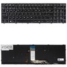 Spanische Tastatur für Clevo 6-80-N15Z0-01D-1 mit Hintergrundbeleuchtung und Rahmen