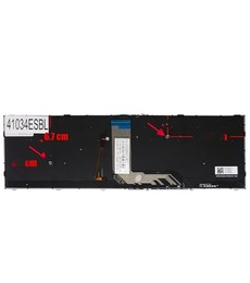 Clavier espagnol pour Clevo 6-80-N15Z0-01D-1 avec rétroéclairage et cadre