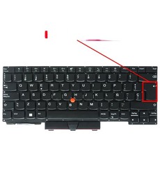 Spanische Tastatur 01YP520 für Lenovo ThinkPad E14 Gen 1/2/3 und T480s mit Zeiger