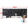 Teclado Espanhol 5M11A37422 para Lenovo Thinkpad T14s Gen 2 e P1 Gen 4/5