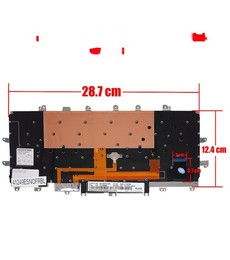 Spanish keyboard 01CE683 for Lenovo ThinkPad X1 Carbon 4th Gen (20FB, 20FC) with backlight and pointer.