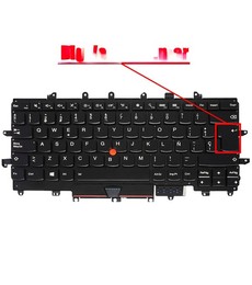 Clavier espagnol 01CE683 pour Lenovo ThinkPad X1 Carbon 4th Gen (20FB, 20FC) avec rétroéclairage et TrackPoint.