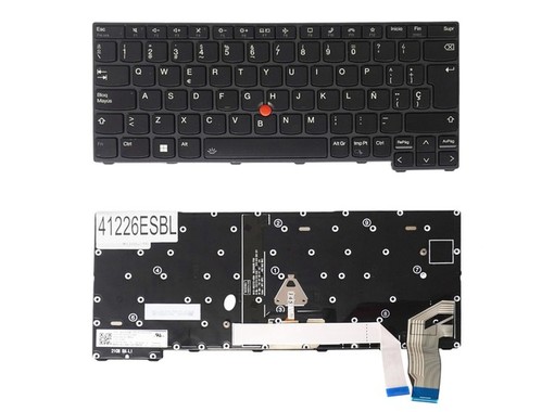 Spanische Tastatur 5N21A21854 für Lenovo ThinkPad X13 Yoga Gen 2 und L13 Yoga Gen 3/4