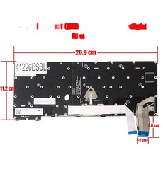 Spanische Tastatur 5N21A21854 für Lenovo ThinkPad X13 Yoga Gen 2 und L13 Yoga Gen 3/4