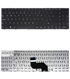 Clavier Espagnol V128862AS1 pour ordinateur portable MSI CR640 CX640 avec cadre noir