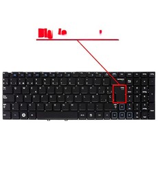 Teclado Español para Samsung 300E5A NP300E5A con referencia 9Z.N5QSN.101 sin marco