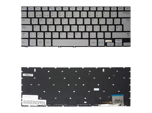 Teclado Espanhol BA59-03668A para Samsung 7 Ultra NP730U3E e NP740U3E Sem Moldura