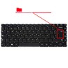 Clavier Espagnol pour ordinateur portable Samsung NP270E4V avec numéro de pièce BA59-03654P sans cadre