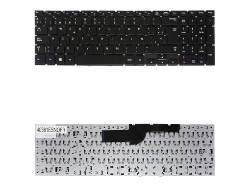 Clavier Espagnol pour Samsung NP355V5C avec numéro de pièce BA59-03271A