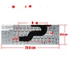 Clavier espagnol V122960BS1 pour ordinateur portable Samsung RV411 RV415 Q430 Sans Cadre