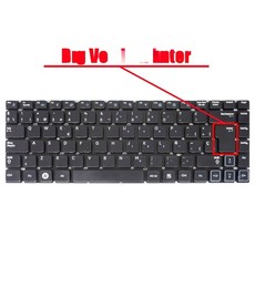 Spanish Keyboard V122960BS1 for Samsung RV411 RV415 Q430 Laptop Frameless