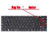 Spanish Keyboard V122960BS1 for Samsung RV411 RV415 Q430 Laptop Frameless