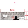 Spanish Keyboard for Turbo-X Clevo M1110 with reference MP-08J63US-430