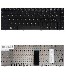Clavier Espagnol 6-80-W84T0-011-1 pour ordinateur portable TurboX W84T et Clevo M4121