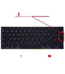 Clavier Espagnol 661-02280 pour Apple MacBook 12" Retina A1534