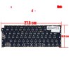 Clavier Espagnol pour Apple MacBook Air 13" A1932 661-09736 rétroéclairé