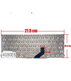 Clavier espagnol 661-7016 pour Apple Macbook Pro 13 pouces A1425 (2012-2013)