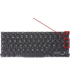 Teclado Espanhol 661-7016 para Apple Macbook Pro 13 polegadas A1425 (2012-2013)