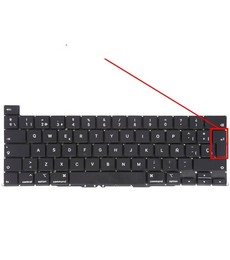 Teclado Espanhol para Apple MacBook Pro 16" A2141 (2019-2020)