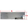 Clavier Espagnol pour ordinateur portable Gateway 15 GWTN156 avec numéro de pièce PRIDE-K3960