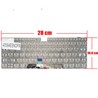 Teclado Espanhol 2H-BCQSPH80121 para Huawei MagicBook Pro HBL-W19 sem moldura