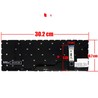 Teclado Español 9Z.NK1BN.C1D para MSI GE66 Raider GS66 Stealth con retroiluminación gris