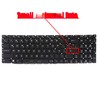 Spanische Tastatur V195122AK2 für MSI GE76 Raider und Leopard Laptop, rahmenlos