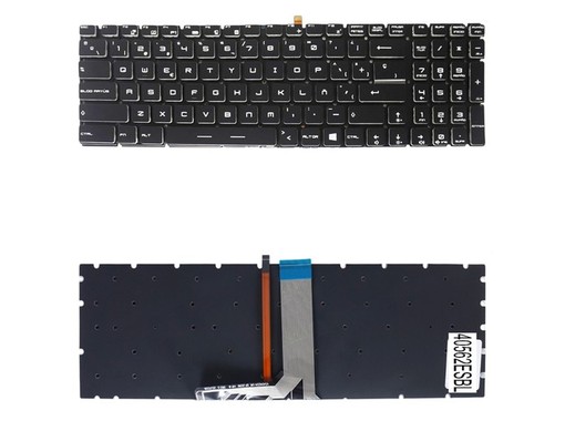 Clavier Espagnol Rétroéclairé V143422AK1 pour ordinateur portable MSI GS60 PX60