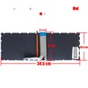Clavier Espagnol Rétroéclairé V143422AK1 pour ordinateur portable MSI GS60 PX60