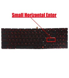 Clavier Espagnol V143422AK1 pour ordinateur portable MSI GS60 PX60 avec rétroéclairage rouge sans cadre.