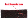 Clavier Espagnol V143422AK1 pour ordinateur portable MSI GS60 PX60 avec rétroéclairage rouge sans cadre.