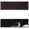 Clavier Espagnol NSK-FDDBN 1D pour MSI GS65 8SE 8SF avec rétroéclairage rouge