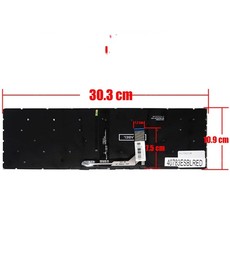 Spanische Tastatur NSK-FDDBN 1D für MSI GS65 8SE 8SF mit roter Hintergrundbeleuchtung