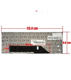 Clavier Espagnol V103622AK1 pour ordinateur portable MSI Wind U135 U100