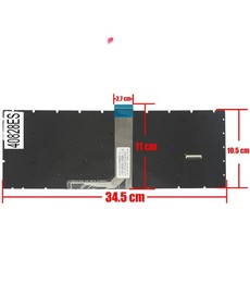 Spanish Keyboard S1N-3EGR252-SA0 for MSI Raider GE75, Leopard GL75 laptop