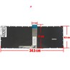 Spanish Keyboard S1N-3EGR252-SA0 for MSI Raider GE75, Leopard GL75 laptop
