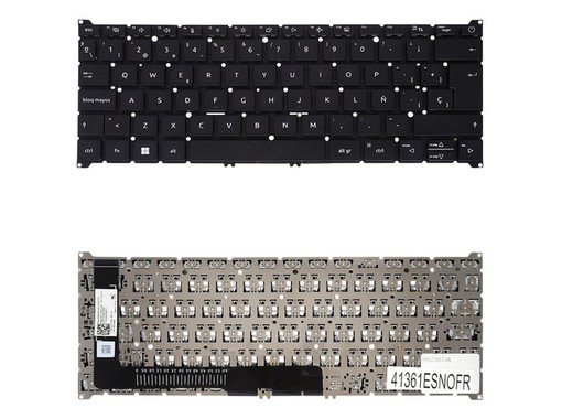 Clavier espagnol NKI131709T pour Acer Aspire 5 A514-56 sans cadre