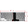 Spanish Keyboard for Acer Aspire ES1-132 with part number 6B.VHPN7.004 without frame